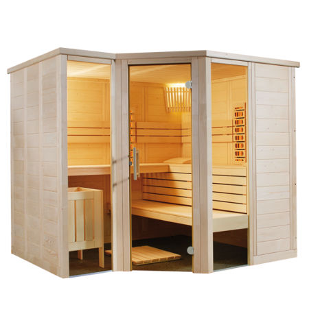 Massivholzsaunen im Angebot von MAG Wellnesskonzepte – Baureihe Arktis