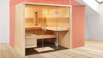 Massivholzsaunen im Angebot von MAG Wellnesskonzepte – Baureihe Carat