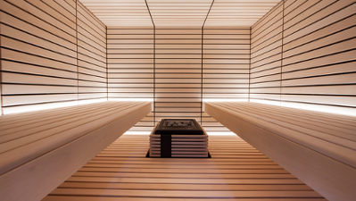 Massivholzsaunen im Angebot von MAG Wellnesskonzepte – Baureihe Lindea