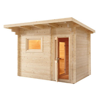 Gartensaunen im Angebot von MAG Wellnesskonzepte – Baureihe Lava