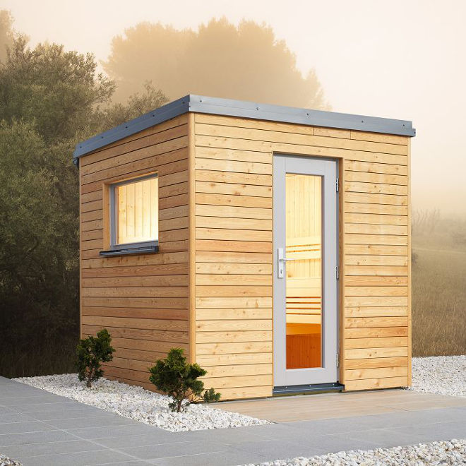 Gartensaunen im Angebot von MAG Wellnesskonzepte – Modell Luna 1