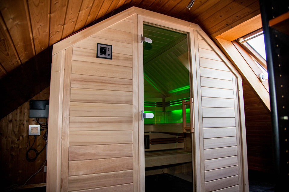 Sauna unterm Dach